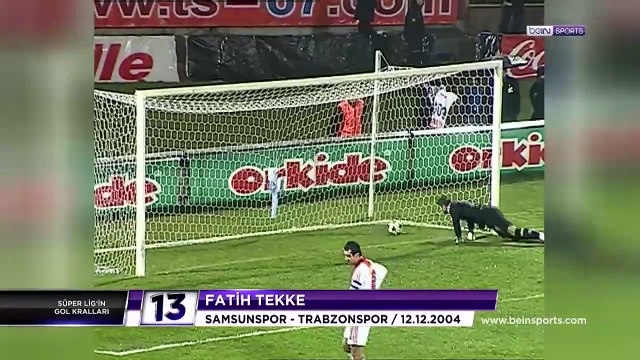 Süper Lig'in Gol Kralları 2004-05 Fatih Tekke