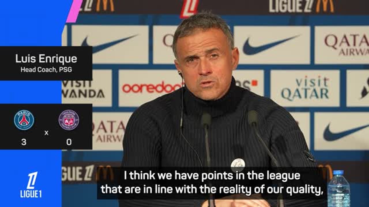 Enrique struggling to comprehend difference in Ligue 1 and UCL fortune