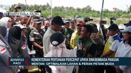 Kunjungi Lahan Pertanian di Kalsel, Mentan Amran Pastikan Percepatan Swasembada Pangan