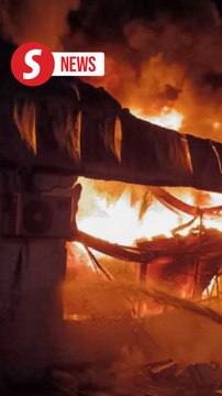 Electrical appliances warehouse almost razed in early morning fire