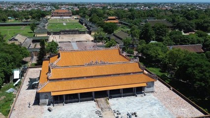 Chiêm ngưỡng điện Thái Hòa trong Hoàng thành Huế sau 3 năm trùng tu