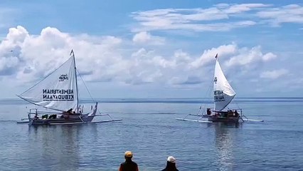 Pelepasan Dua Perahu Sandeq Ekspedisi Jalur Teripang-Bajau