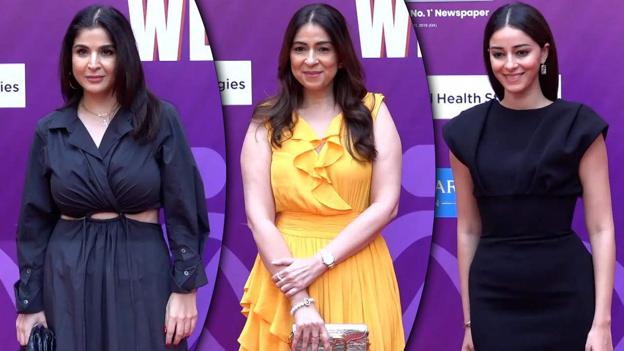 Maheep Kapoor,Bhavana Pandey & Ananya Pandey Dazzle Up At An Event By Barkha Dutt