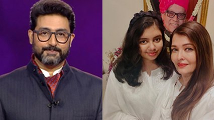 Abhishek Bachchan Emotional Reaction On Daughter Aaradhya After Celebrating Birthday With Aishwarya