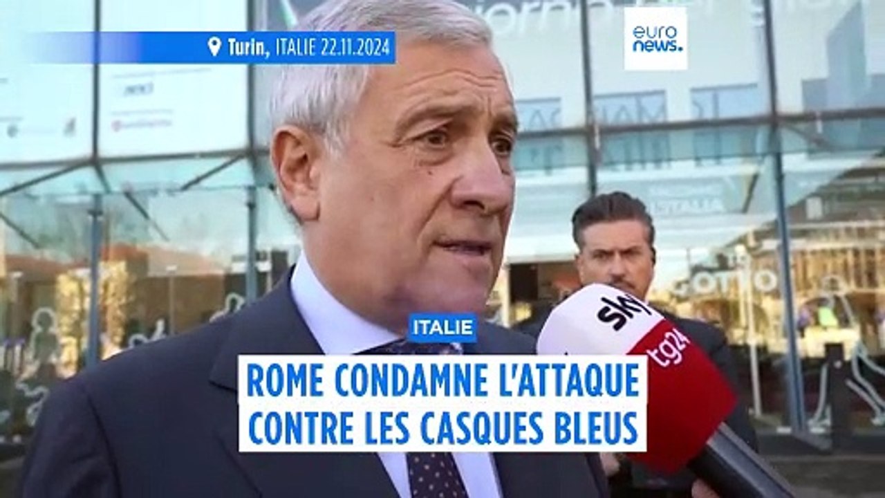 L'Italie condamne l'attaque contre la base de la FINUL au Liban qui a blessé quatre soldats