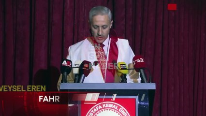 Başkan Uğur İbrahim Altay'a Hatay'da fahri doktora verildi