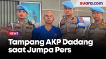 Digunduli dan Tangan Diborgol, AKP Dadang Dihadirkan dalam Jumpa Pers Polda Sumbar