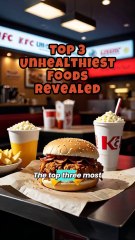 Top 3 Unhealthiest Foods Revealed
