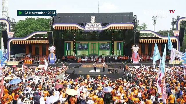 [FULL] Pidato Politik Pramono Anung-Rano Karno Kampanye Terakhir Pilkada Jakarta | SERIAL PILKADA