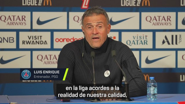 Luis Enrique: Nuestros números en Champions League están muy lejos de nuestro nivel