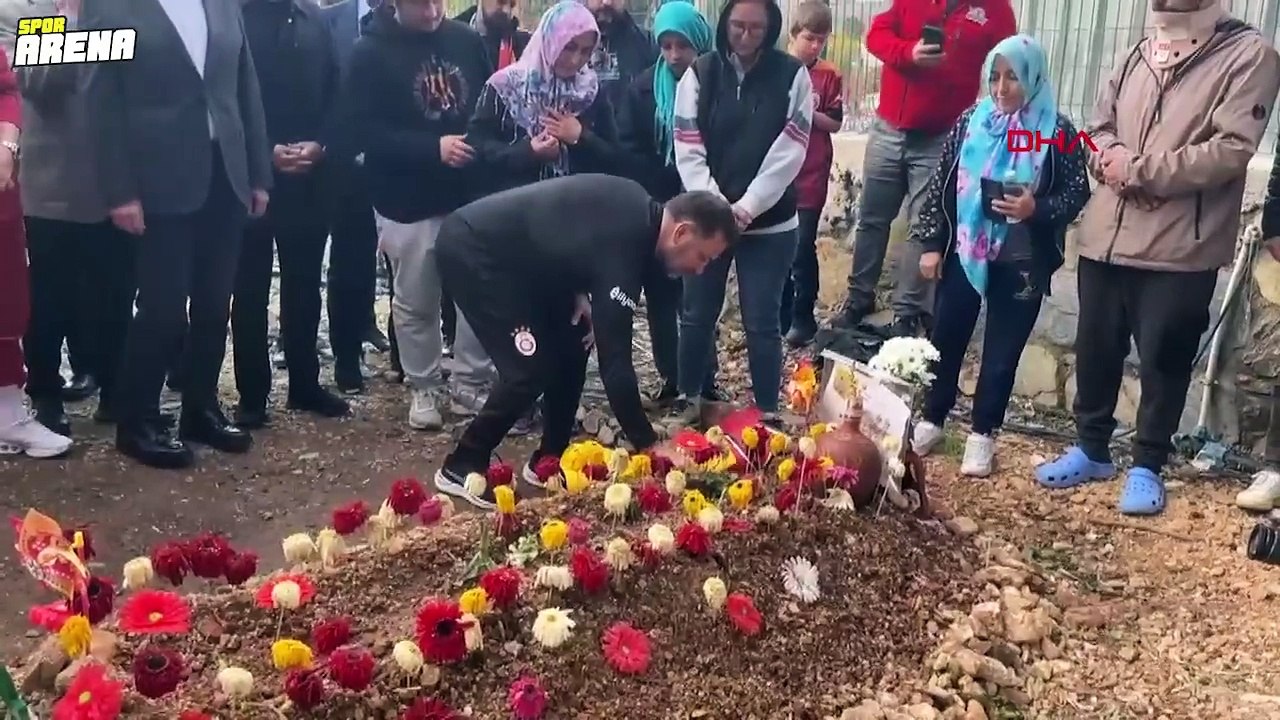 Galatasaray kafilesi Bodrum'da Yiğit Kurt'un mezarını ziyaret etti