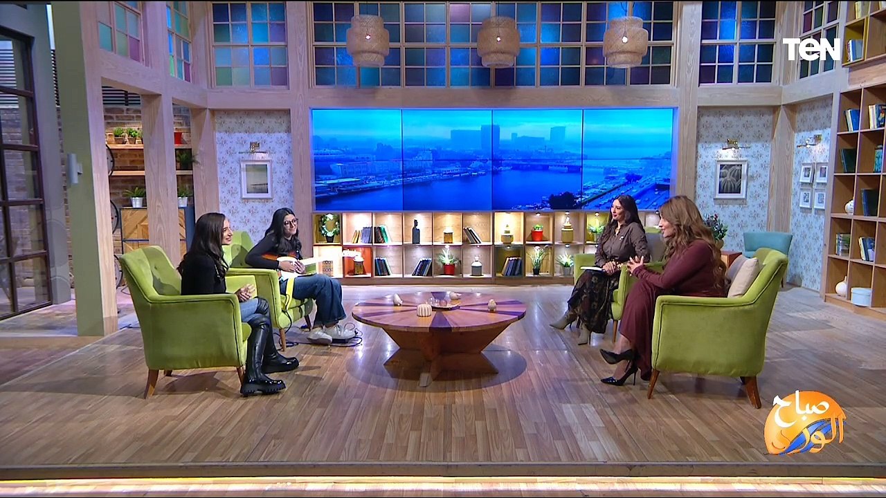 فقرة غنائية وموسيقية مع المطربة ميرنا شلبي وعازفة الجيتار نور أحمد - صباح الورد