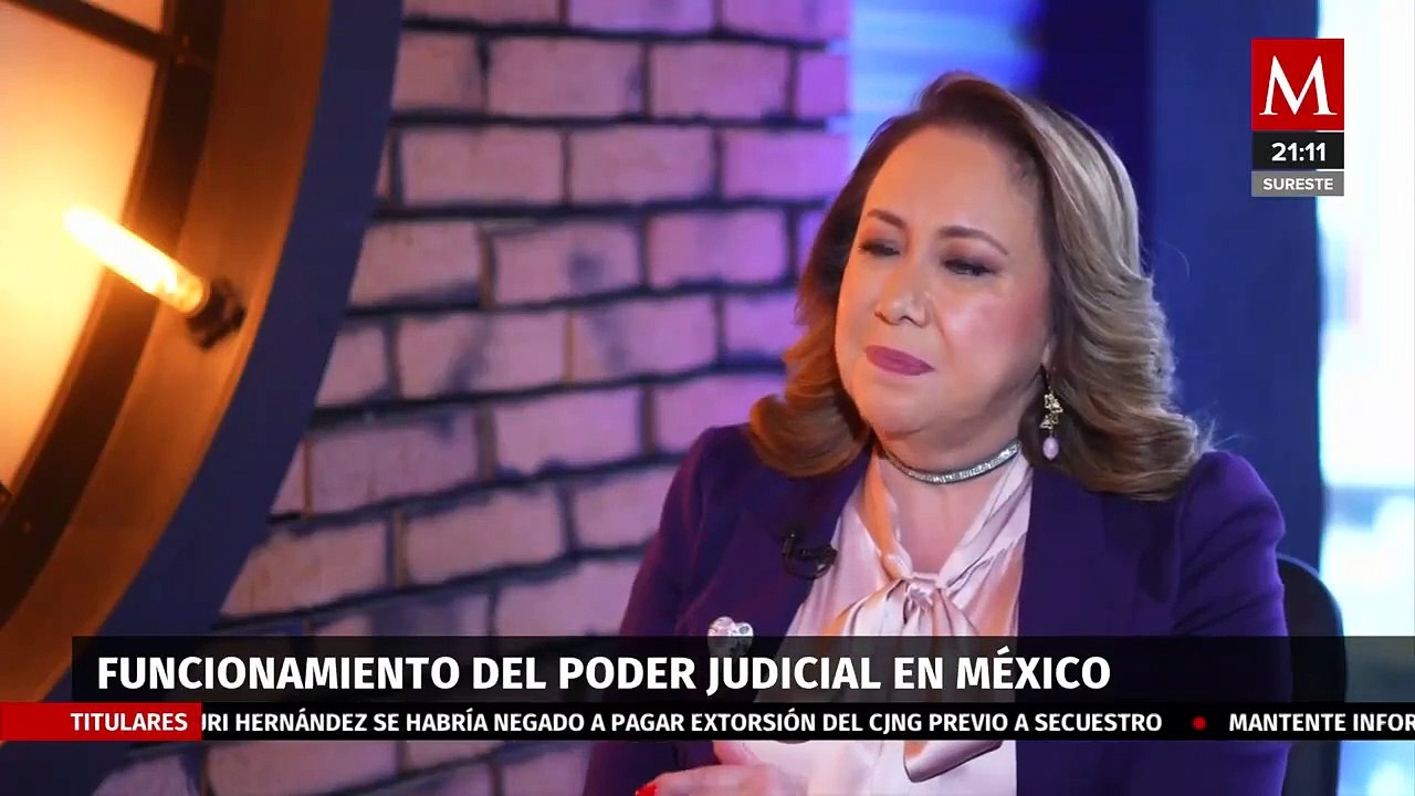 Yasmín Esquivel Mossa, ministra de la SCJN: “Los jueces son los segundos peor evaluados”. Pedro Gamboa, 22 de noviembre 2024