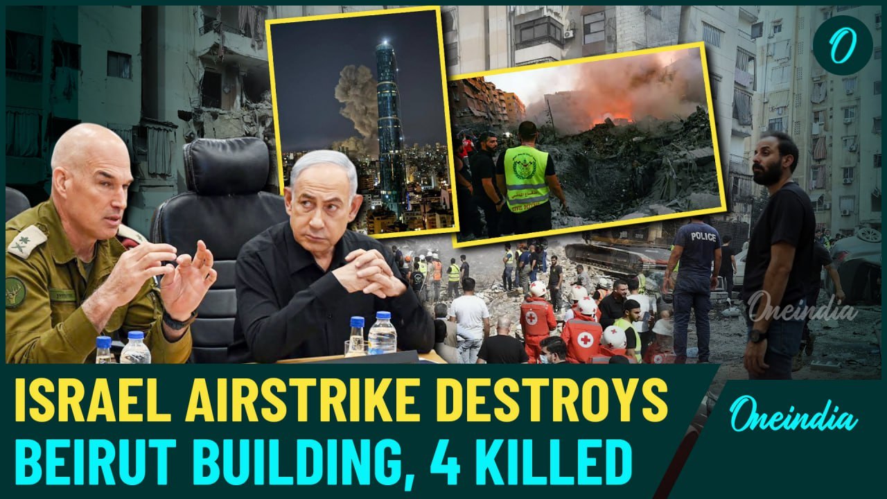 Israeli Airstrikes Hit Civilian Areas in Beirut, Rescue Operation Continues, Tension Escalates|WATCH