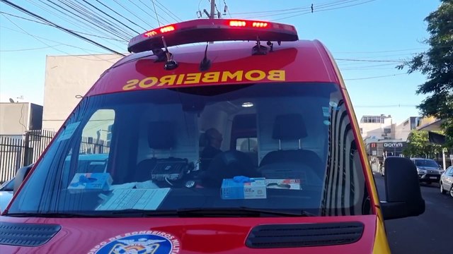 Bombeiros atendem vítima de suposta agressão no Centro
