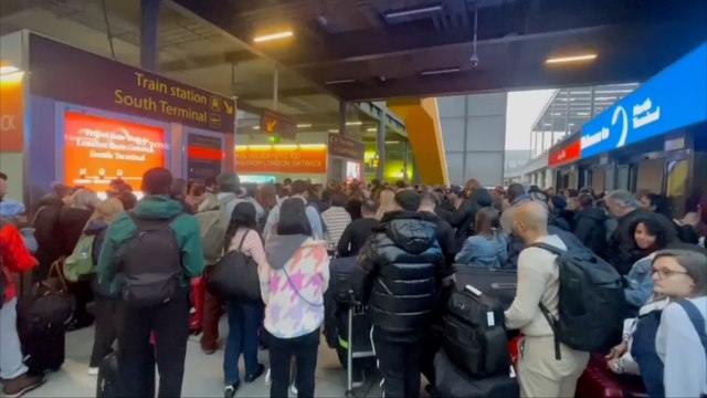 Passengers forced to evacuate Gatwick on busy Friday