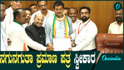 CPyogeshwar ನಗುನಗುತ್ತಾ ಪ್ರಮಾಣ ಪತ್ರ ಸ್ವೀಕಾರ ಮಾಡಿದ ಶಿಗ್ಗಾಂವಿ ಸೈನಿಕ