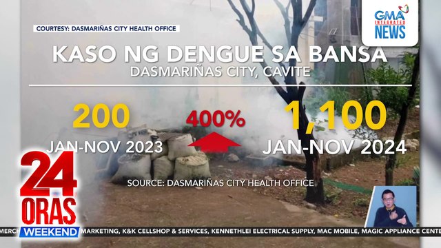DOH - kaso ng dengue ngayong 2024, tumaas nang 81%; Dasmariñas, Cavite, nasa state of calamity na | 24 Oras Weekend