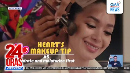 Heart Evangelista, nag-share ng ilang makeup tips and tricks | 24 Oras Weekend
