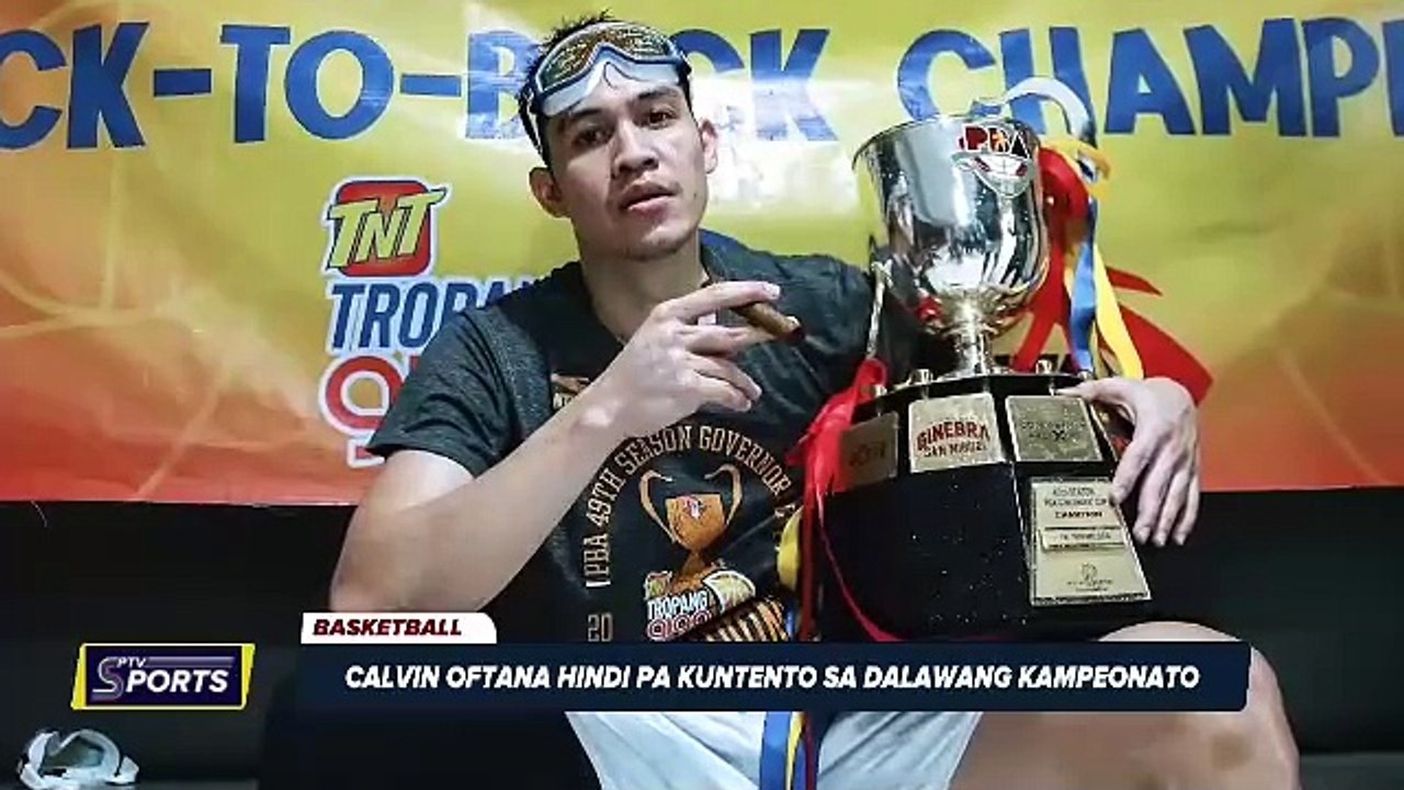 Calvin Oftana hindi pa kuntento sa dalawang kampeonato