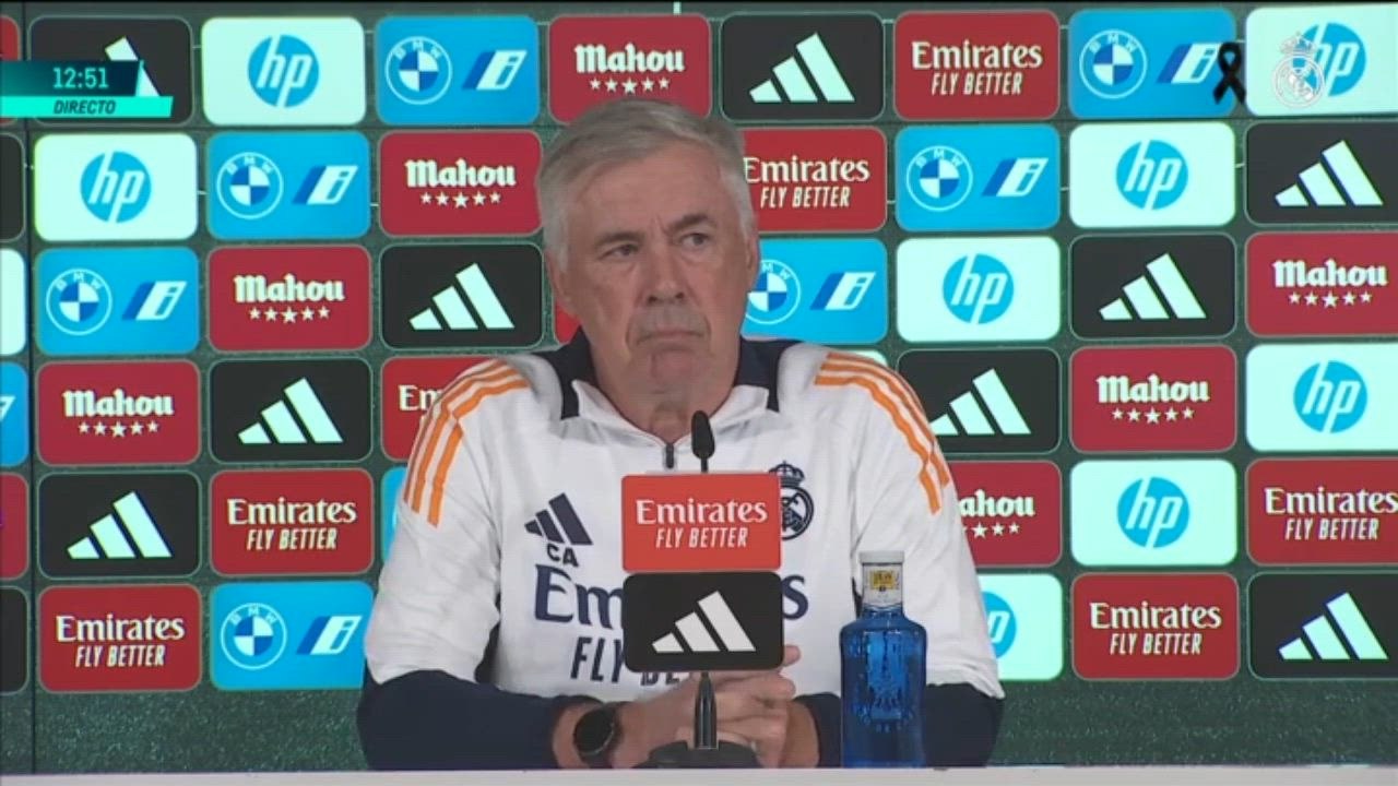 Rueda de prensa de Ancelotti previa al Leganés vs. Real Madrid de LaLiga