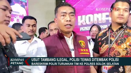 Usut Tambang Ilegal, Polisi Tewas Ditembak Polisi