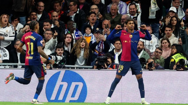 Tres hinchas del Real Madrid detenidos por los insultos racistas a Lamine Yamal y Raphinha en el Clásico
