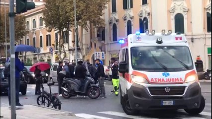 Incubo incidenti stradali a Messina, scontro auto moto in via Garibaldi