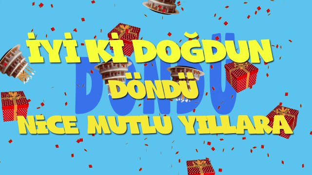 İyi ki doğdun DÖNDÜ - İsme Özel Ankara Havası Doğum Günü Şarkısı (FULL VERSİYON) (REKLAMSIZ)