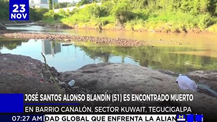 ¡Caída fatal! Arenero muere tras "deslizón" en el río Choluteca, TGU