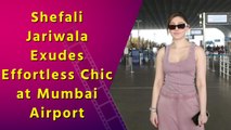 Shefali Jariwala Spotted at Mumbai Airport in a Stylish Pink Ensemble