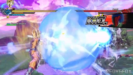 FEMALE GOKU and VEGETA Vs. FEMALE BROLY - DB; Xenoverse 2 Mods