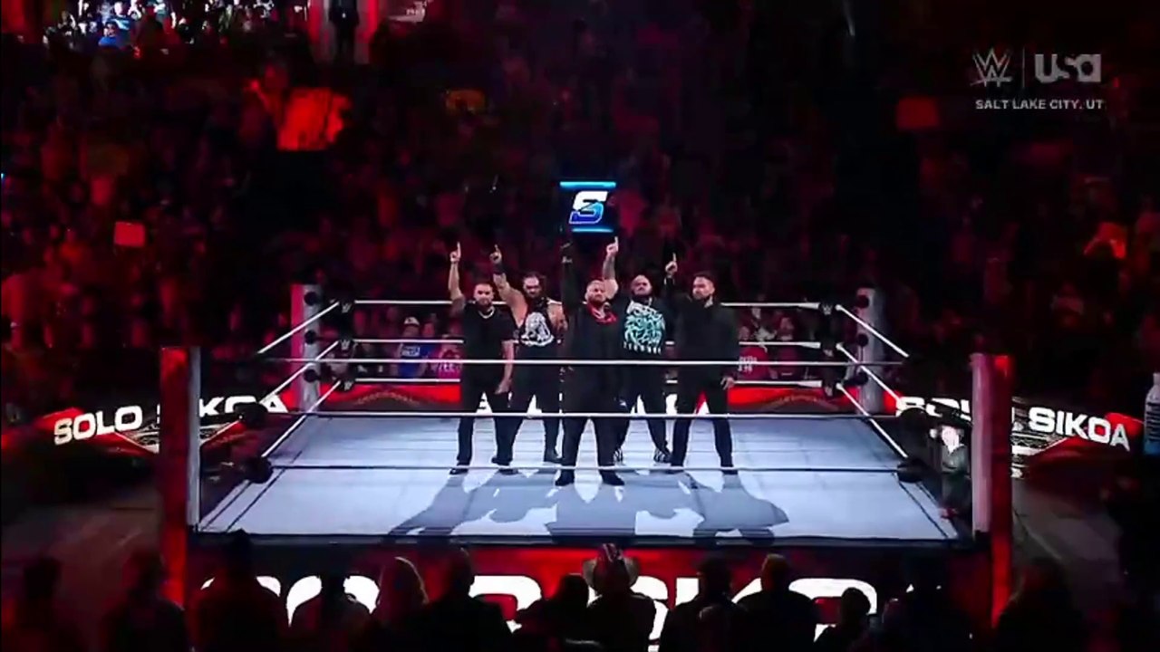 Roman Reigns Face to Face Solo Sikoa, Paul Heyman Return And CM Punk Join OG Bloodline  WWE Smackdown November 22, 2024