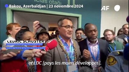 COP29: les Etats insulaires et pays les moins développés claquent la porte d'une réunion