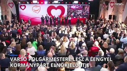 Varsó polgármesterét indítja a lengyel kormánykoalíció a jövő évi elnökválasztáson
