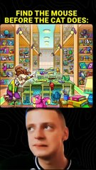 Find the mouse before the cat does 👯‍♂️ #shorts #quiz #riddles