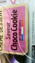 AUCHAN Crème dessert choco cookies 4x125g