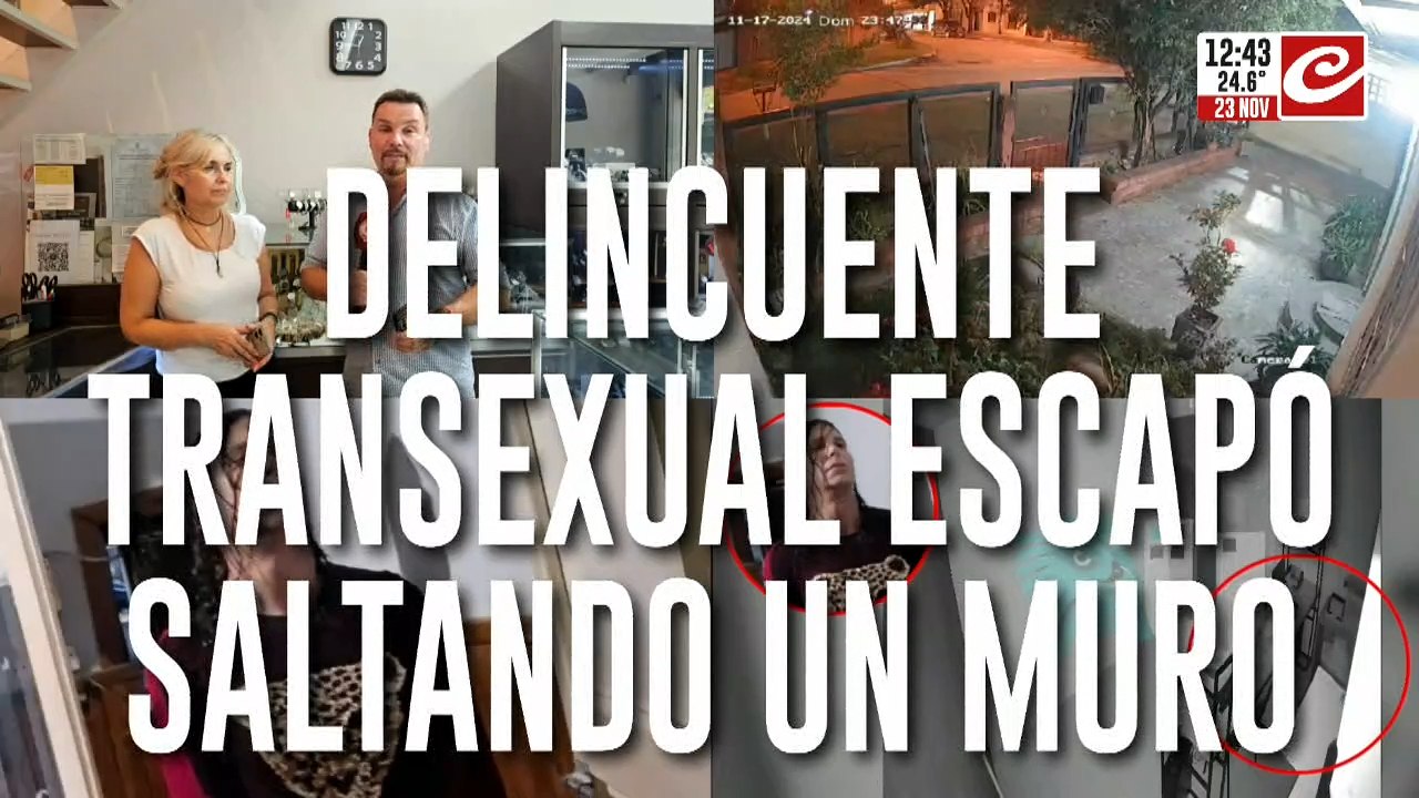 Peligrosa delincuente transexual escapó de la cárcel y es intensamente buscada