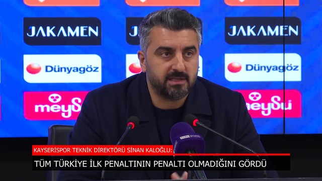 Kayserispor Teknik Direktörü Sinan Kaloğlu: Bu skoru unutacağız