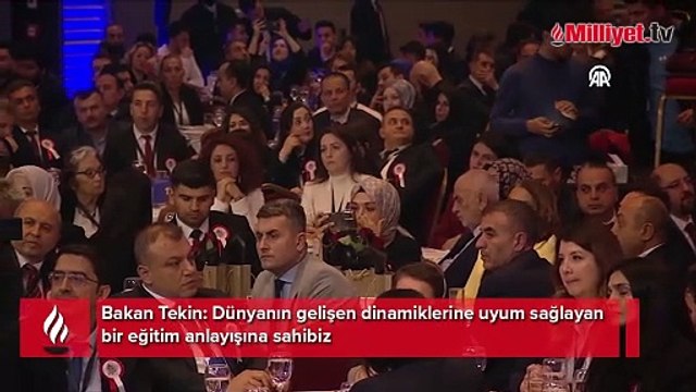 Bakan Tekin: Dünyanın gelişen dinamiklerine uyum sağlayan bir eğitim anlayışına sahibiz
