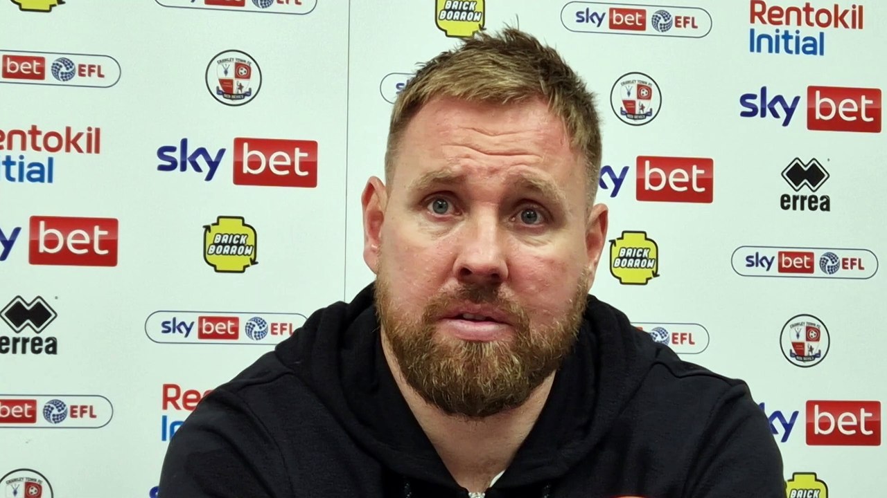 'Proud' - Crawley Town boss Rob Elliot delighted after his side beat Rotherham United