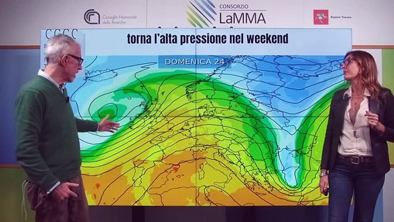 Meteo Toscana, le previsioni del Lamma per fine novembre