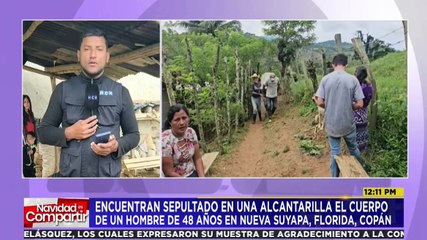 En una alcantarilla, hallan muerto a hombre en Copán