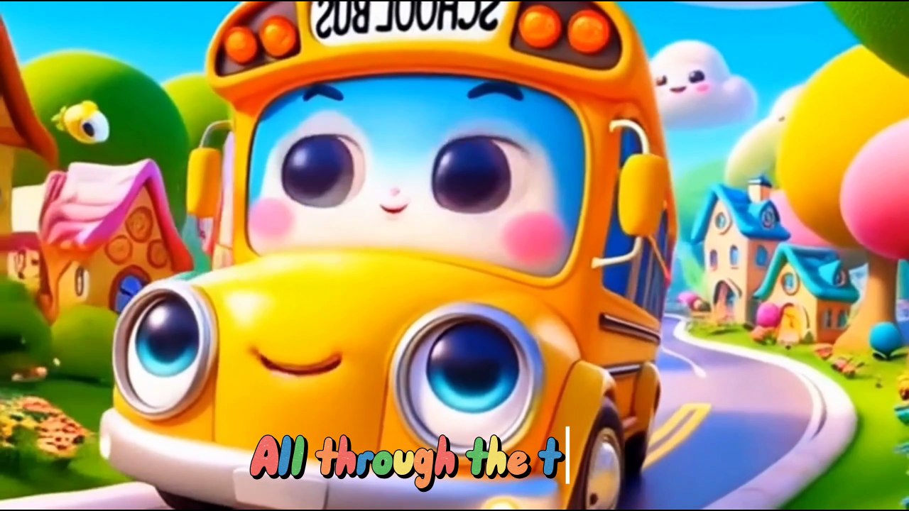 The Wheels on the Bus | Classic Nursery Rhymes for Kids | Fun Animated Sing-Along.