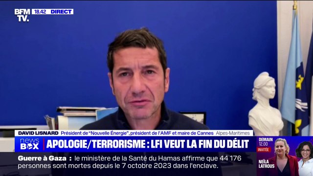 C'est un coup de communication, qui s'inscrit dans un contexte sordide : David Lisnard, maire de Cannes, réagit à la proposition de suppression du délit d'apologie du terrorisme portée par LFI