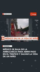 Médico salva la vida de un niño