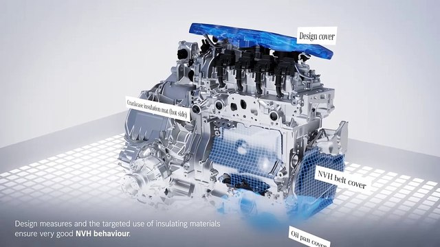 Animation Prototype Mercedes CLA Motorisation hybride 48 volts