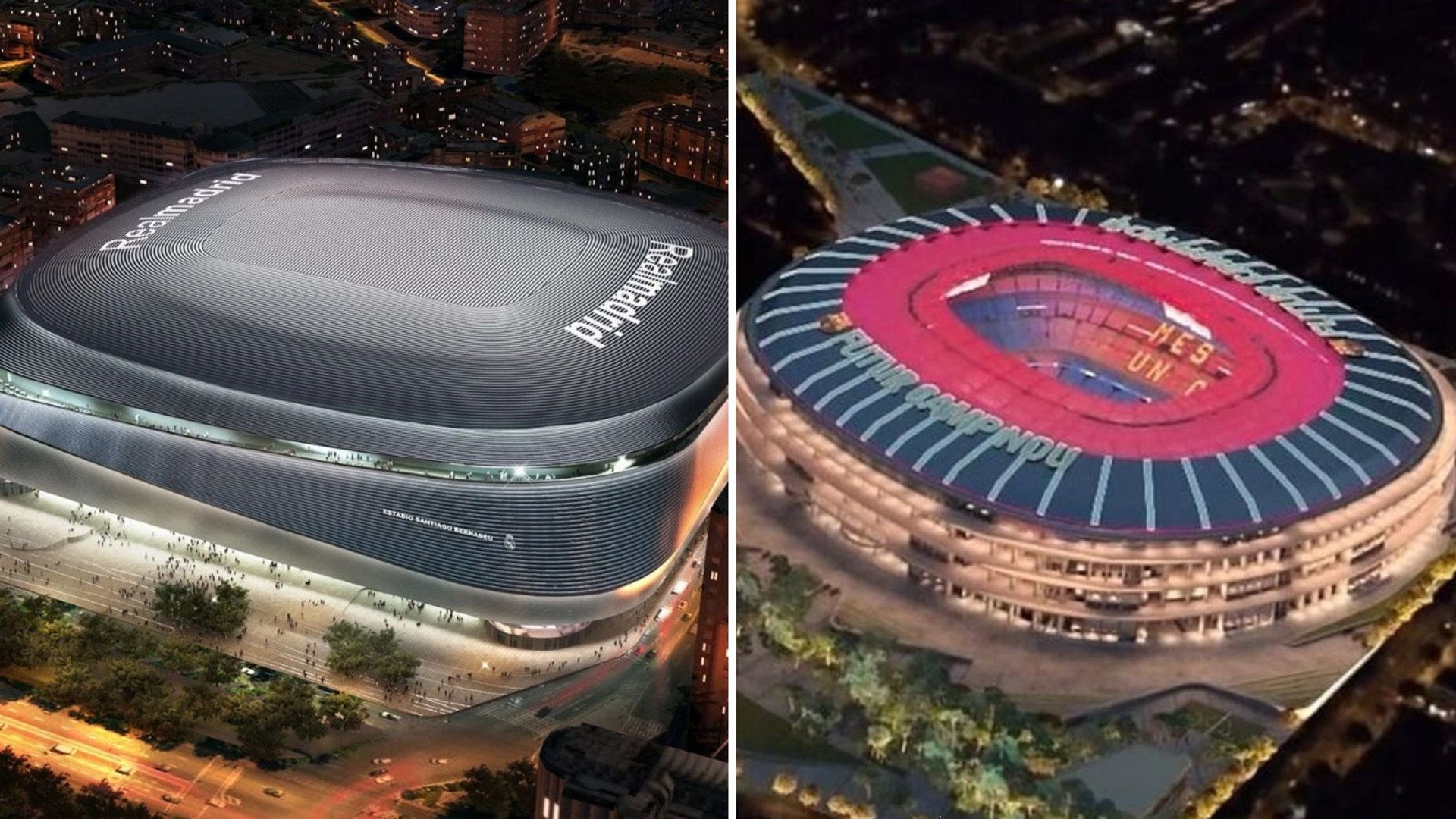 Brutal transformacion del Camp Nou