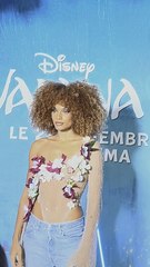 La sublime Alicia Aylies sur le photocall de Vaiana 2