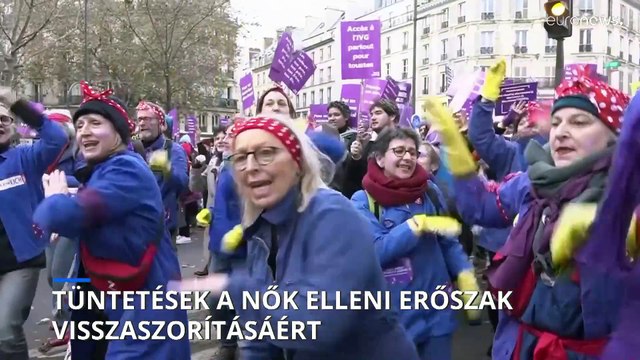 Olaszországban és Franciaországban is tüntettek a nők elleni erőszak visszaszorításáért